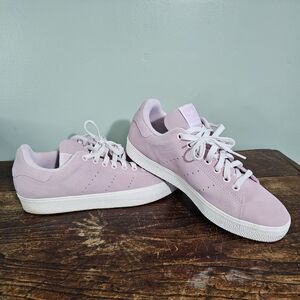 adidas Stan Smith CS Clear‎ Pink Suede Womens Size 9